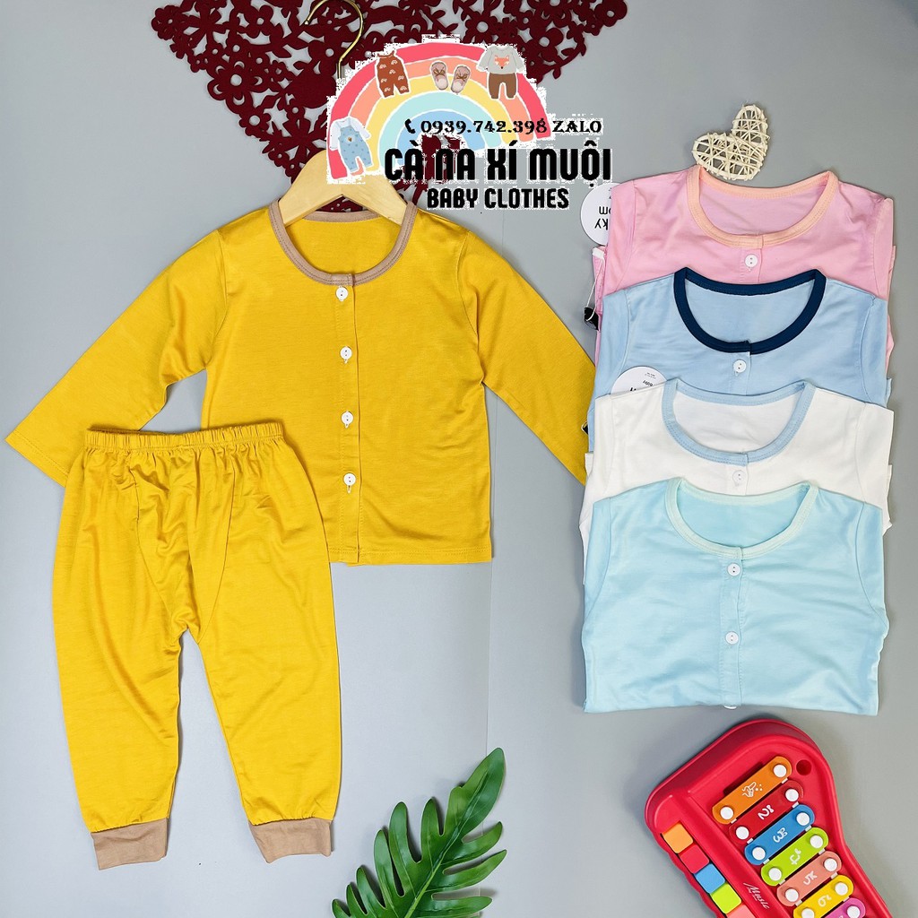 Bộ Minky Mom Quần Đũng Dài TayFREE SHIP SIZE(7-18kg) Thun Lạnh Hàng Chuẩn Dể Thương Cho Bé