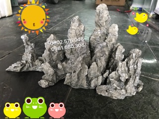 Núi nhựa trang trí bể cá