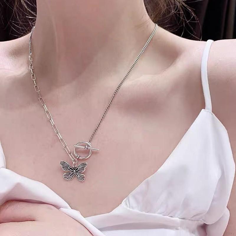 Vòng Tay / Dây Chuyền Hình Bướm Phong Cách Retro