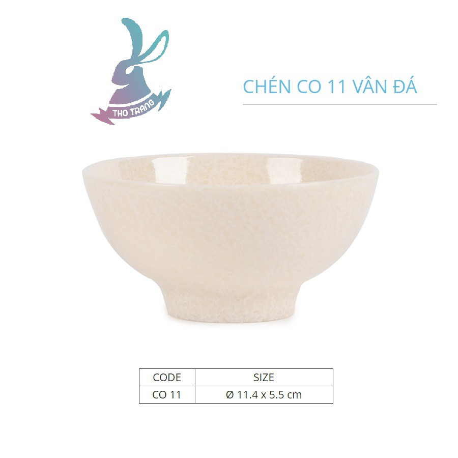 Chén Ăn Cơm, Đựng Chè Vân Đá Trắng Nhựa Melamine Cao Cấp Fataco Việt Nam Đủ Size