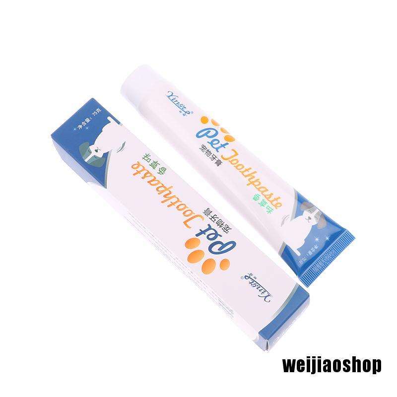 (hàng Mới Về) Kem Đánh Răng Weijiao2 75g Chăm Sóc Răng Miệng Cho Thú Cưng