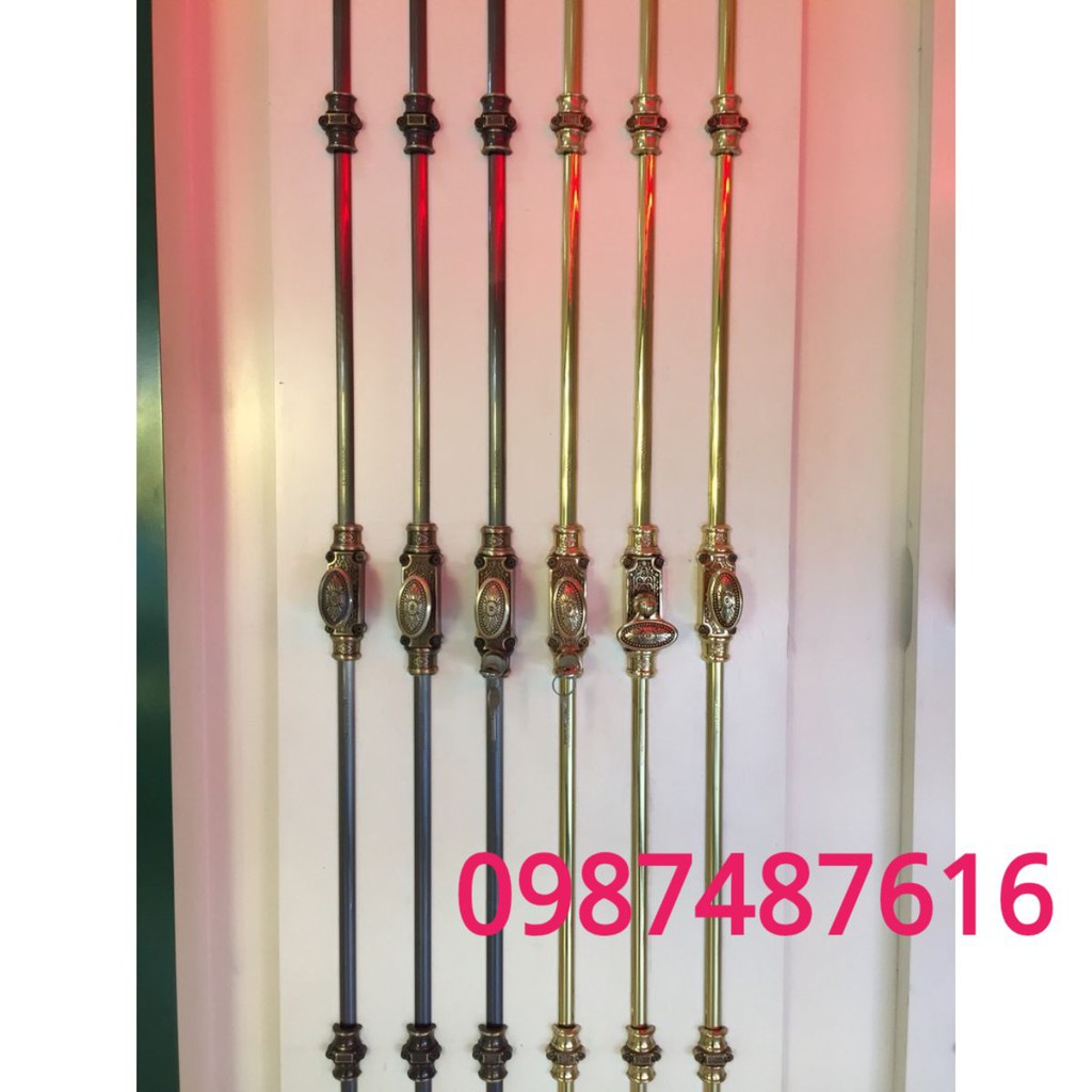 Thanh sử dụng với cremone HC 09 bằng đồng thau 1 mét [Chính hãng]