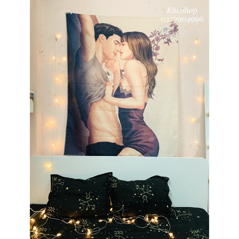 [HÀNG SẴN] Siêu hot Tranh Decor treo tường phong cách cặp đôi Zipcy + móc treo đầy đủ | BigBuy360 - bigbuy360.vn