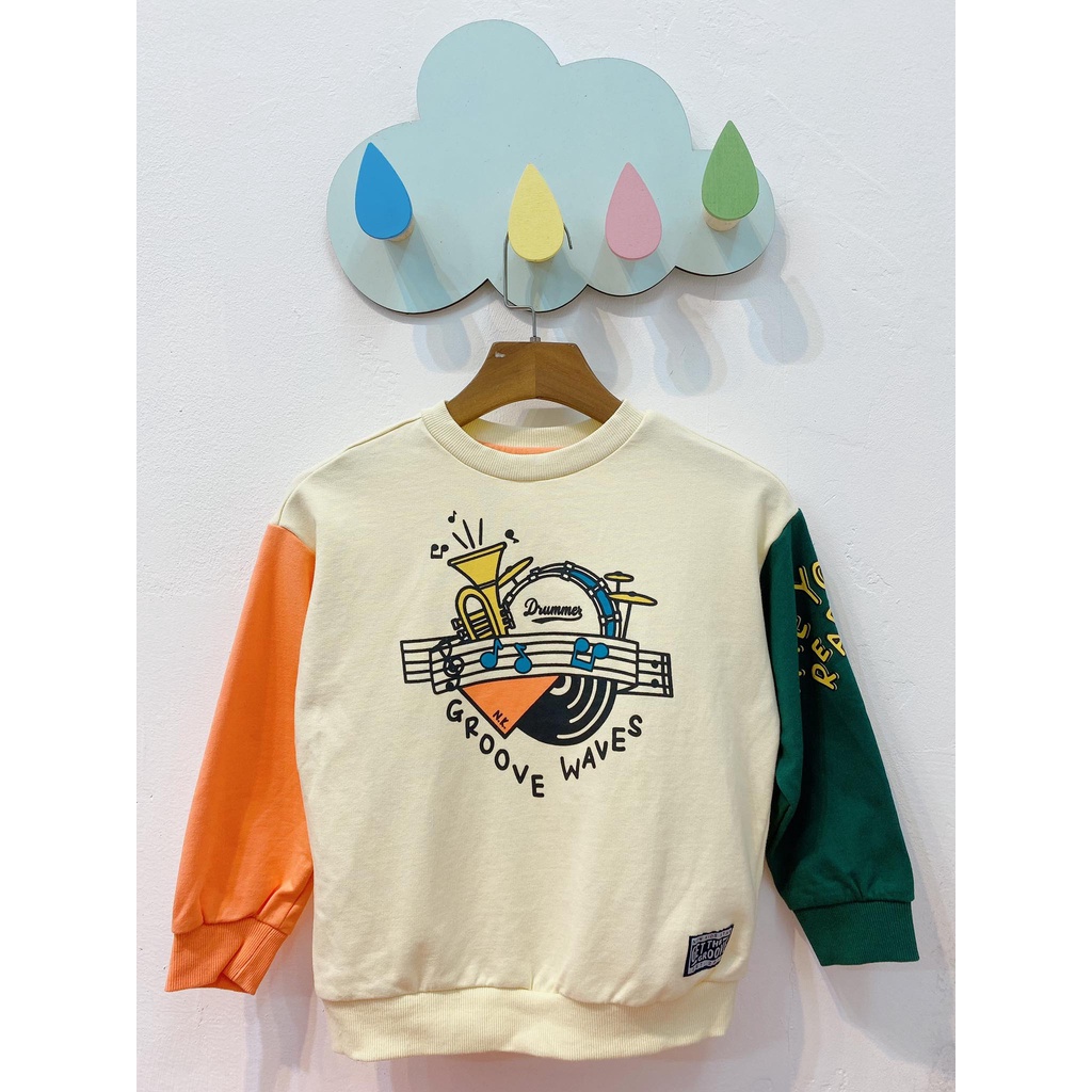 Áo nỉ Hàn Quốc kèn Trumpet bé trai aj2gse08 AD2