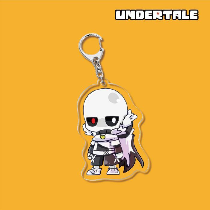 B &amp; M Game Undertale Móc Chìa Khóa Bằng Acrylic Mặt Họa Tiết Hoạt Hình Undertale Sans Anime