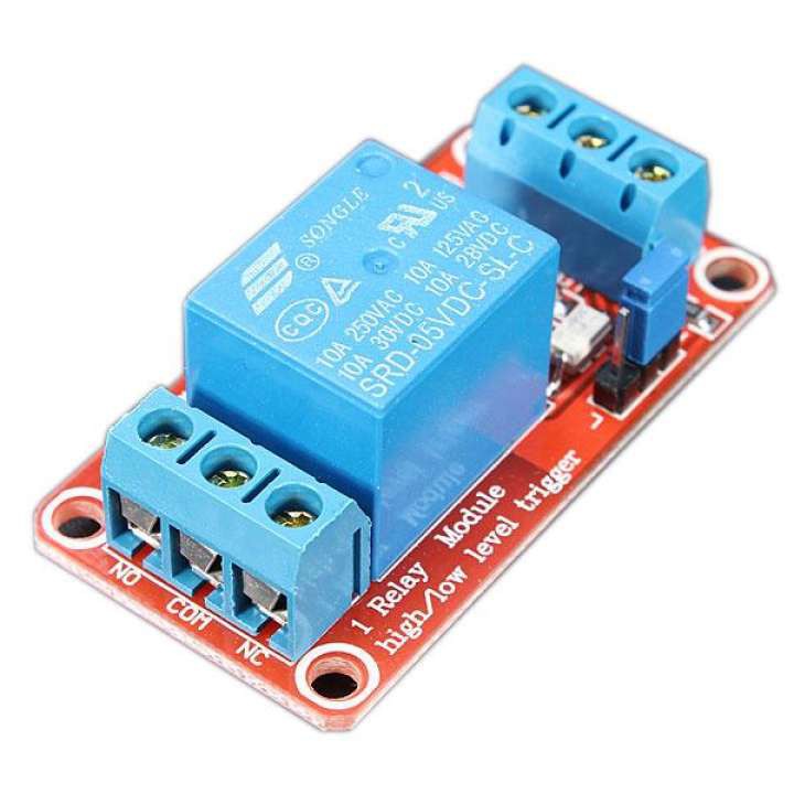 Module Relay Đơn 5V-12V, Rơ Le 10A