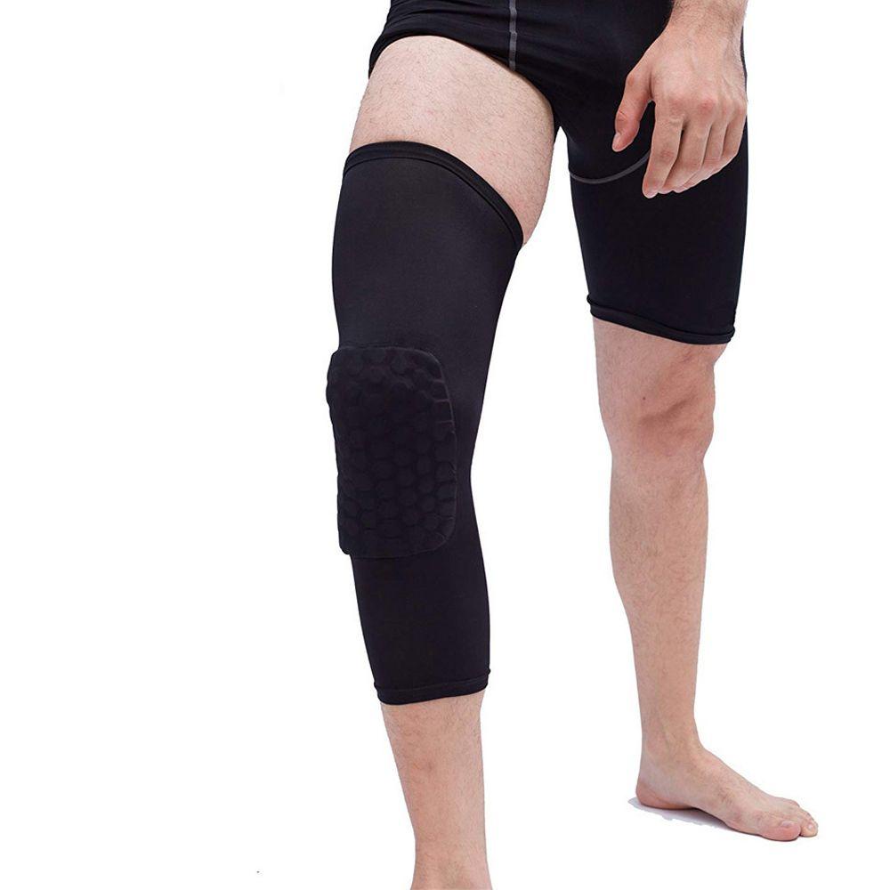 Miếng Đệm Bảo Vệ Đầu Gối Bằng Vải Lycra Co Giãn Thoáng Khí Chống Trượt Nhiều Màu Sắc Dùng Trong Thể Thao