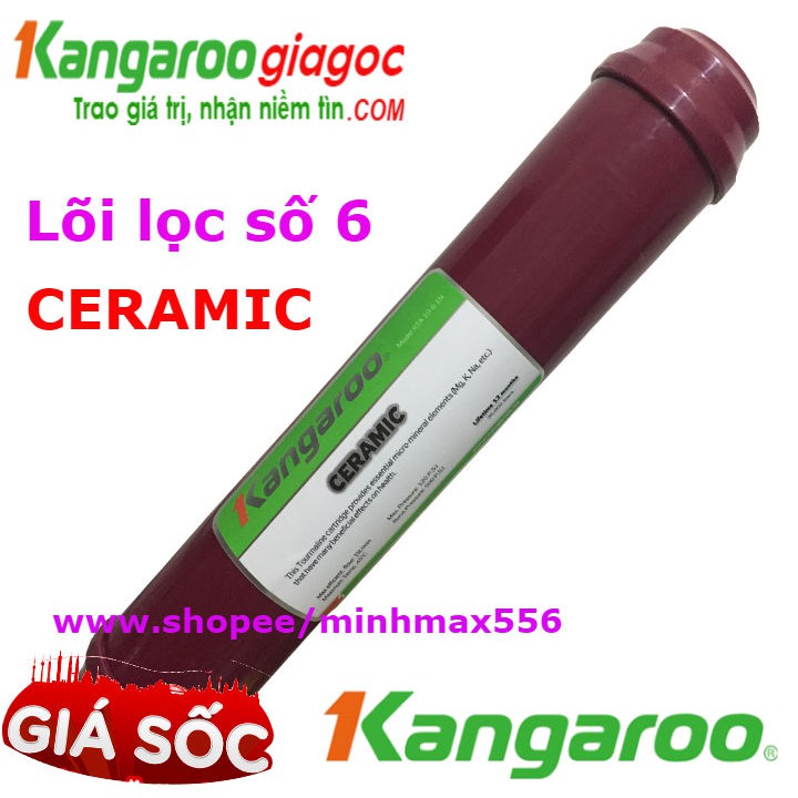 Combo 5 lõi khoáng Kangaroo số 5-6-7-8-9 [CHINH HANG] | Lõi lọc nước Kangaroo số 5-6-7-8-9