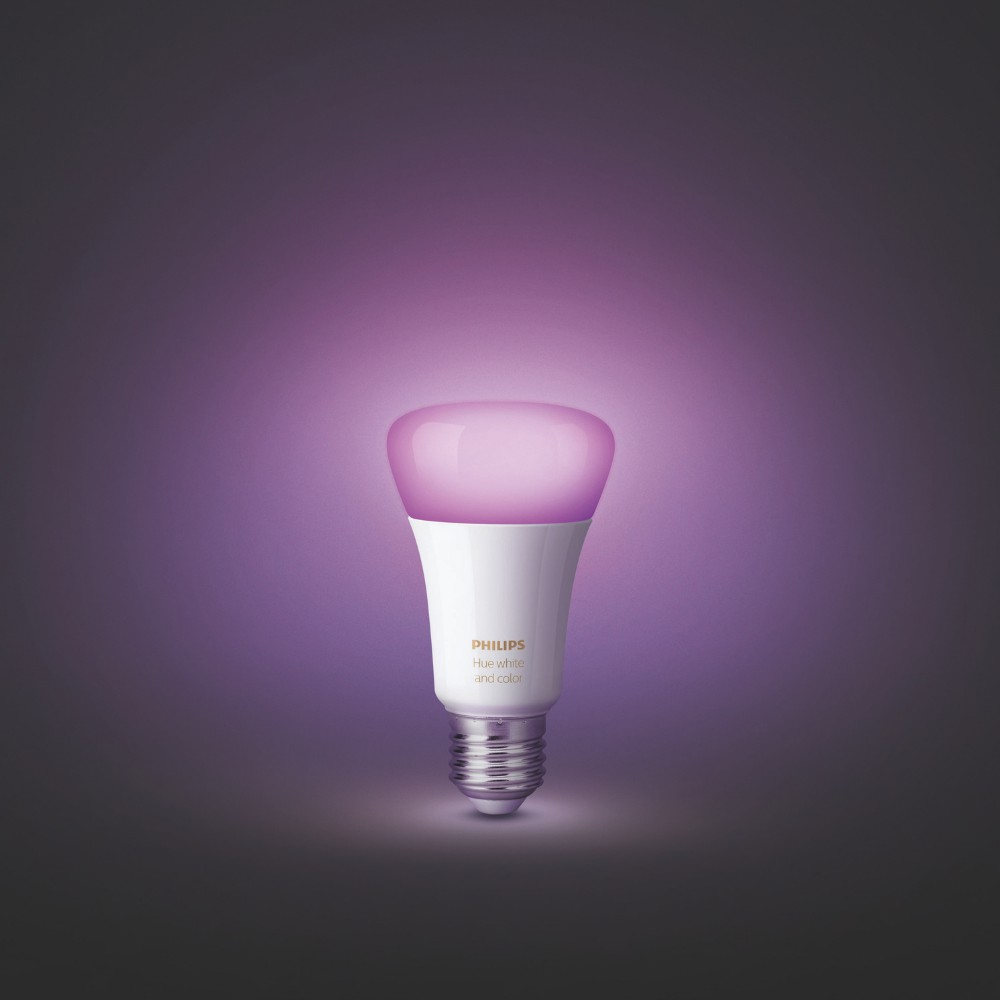 Bóng đèn thông minh Philips Hue White and Color Ambiance 9W A60 E27 kết nối Bluetooth và Zigbee