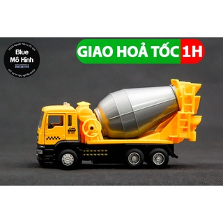 Blue mô hình | Xe mô hình xe trộn bê tông