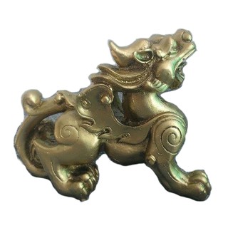 Tỳ Hưu Đá Màu Đồng Không Đế