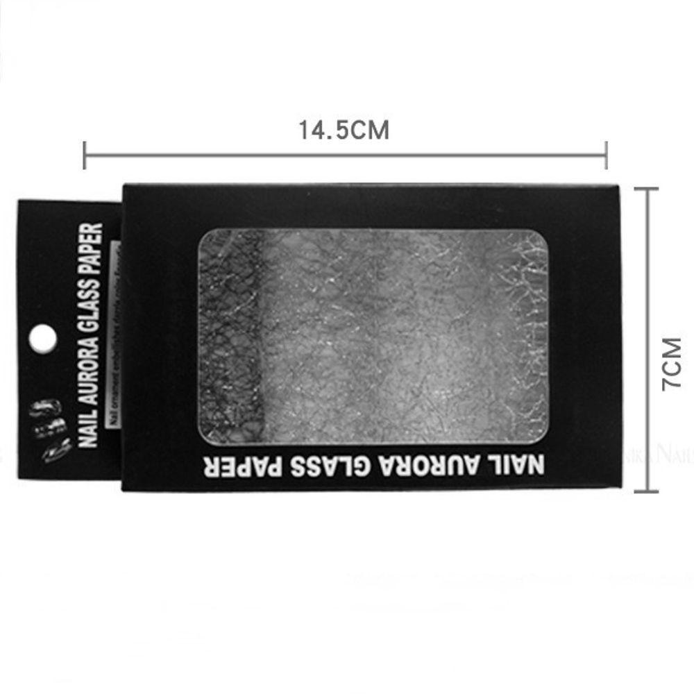 Giấy Kính Rỗng Làm Móng Tay Nghệ Thuật Cực Quang DIY
