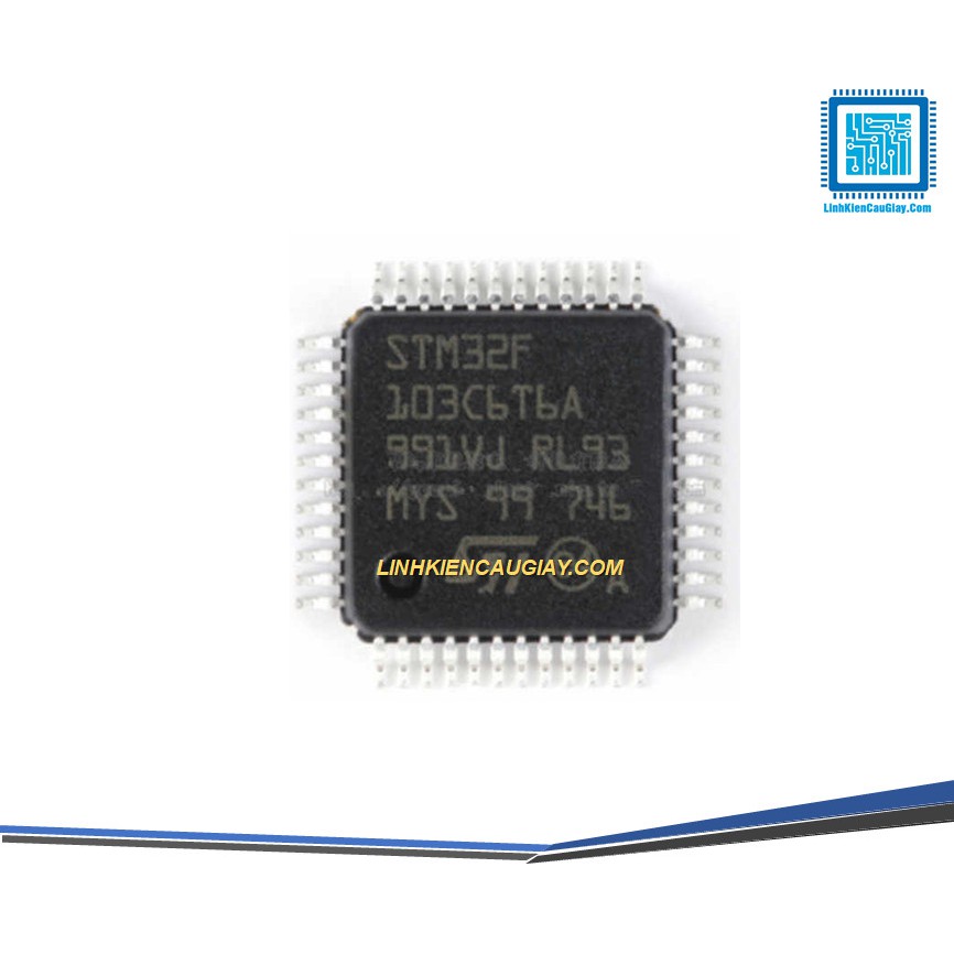 Vi điều khiển dòng STM32F103C6T6A LQFP48