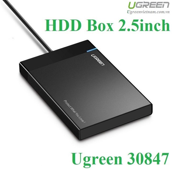 Hộp Đựng Ổ Cứng 2.5 inch USB 3.0  - Ugreen 30847 - HDD Box Chính Hãng