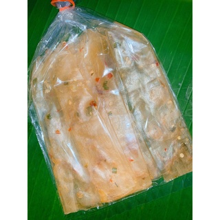 Bánh tráng dẻo cuốn hành phi