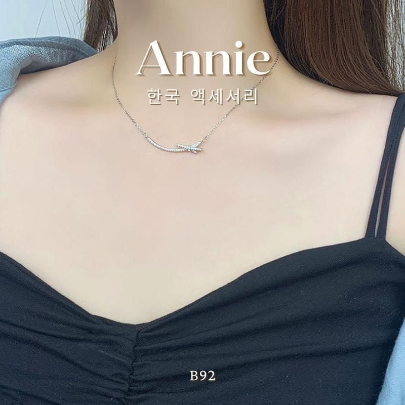 Dây chuyền sợi mảnh đính đá cao cấp tinh xảo dành cho nữ thời trang Annie B92