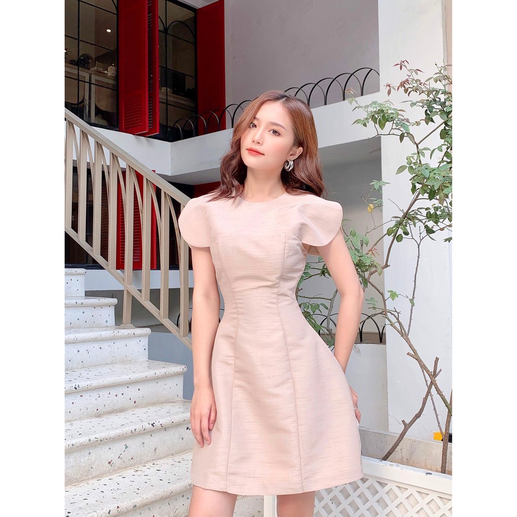 Đầm xòe chữ A trích eo Mirabel