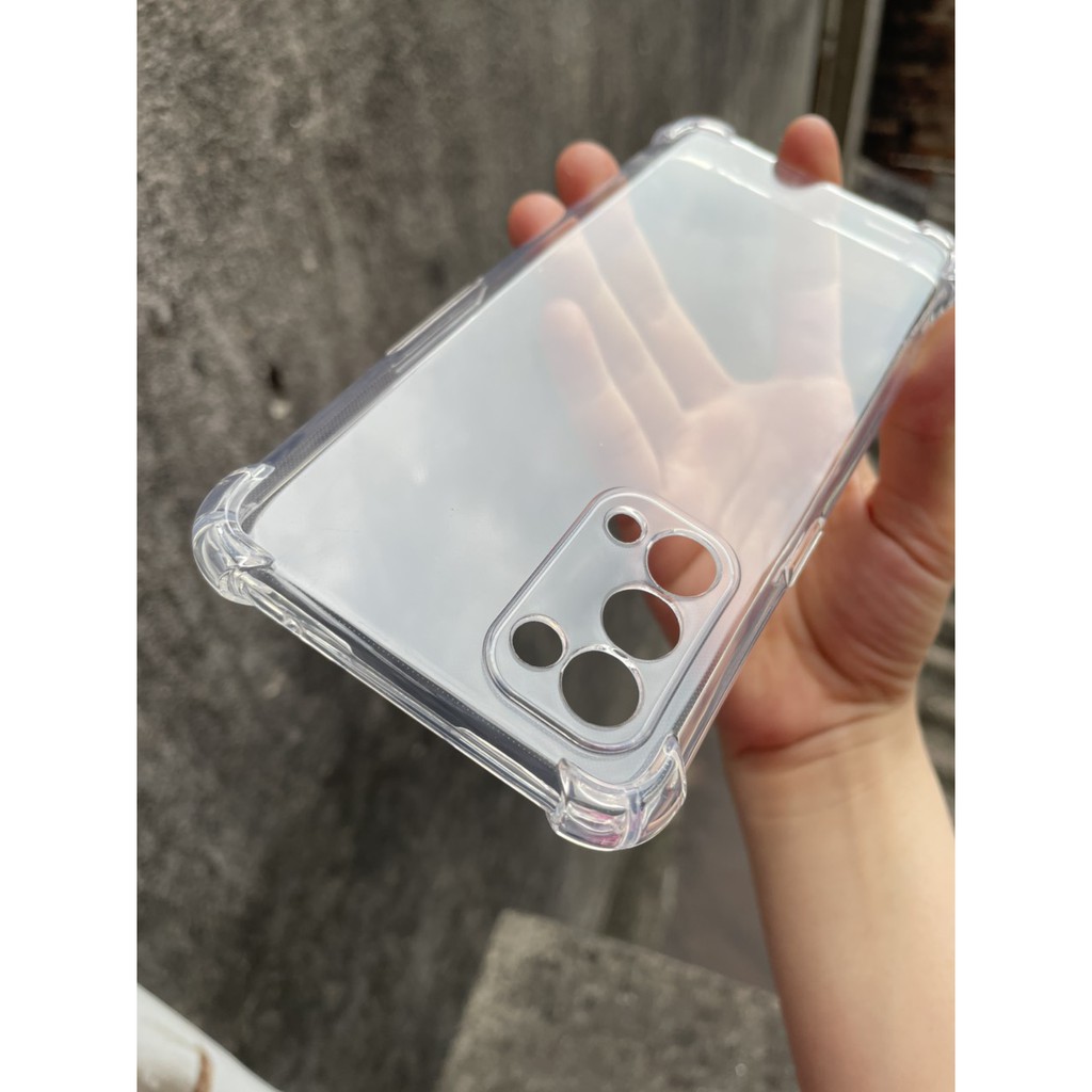 Ốp lưng Oppo Reno 10,Realme 11, Reno 7,Reno 8, Reno 6,Reno 5,Reno 4,A52,C12,Realme 7 dẻo trong chống sốc 4 góc vệ camera