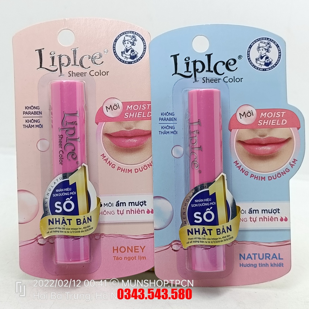 Son dưỡng có màu tự nhiên LipIce Sheer Color - Son dưỡng số 1 Nhật Bản