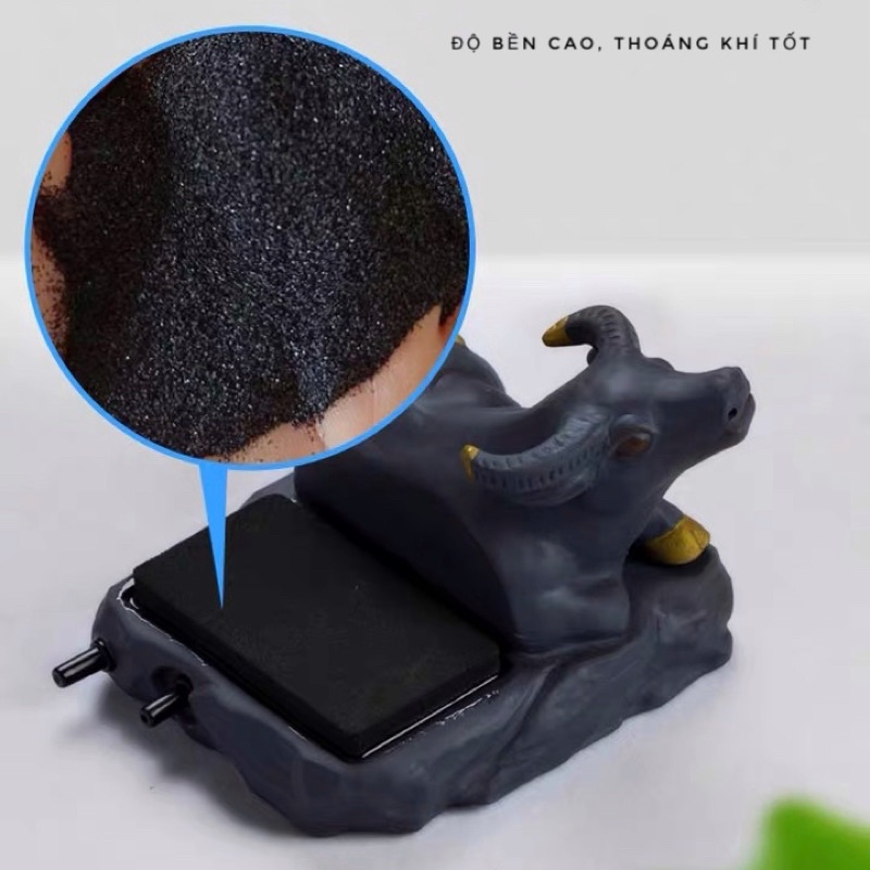 Đầu Sủi Oxy Tượng Trâu Jeneca A73 - Sủi Oxy + Trang Trí Bể Cá Cảnh