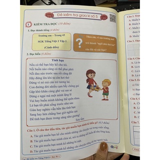Sách - Combo Đề kiểm tra tiếng việt 2 ( cánh diều )