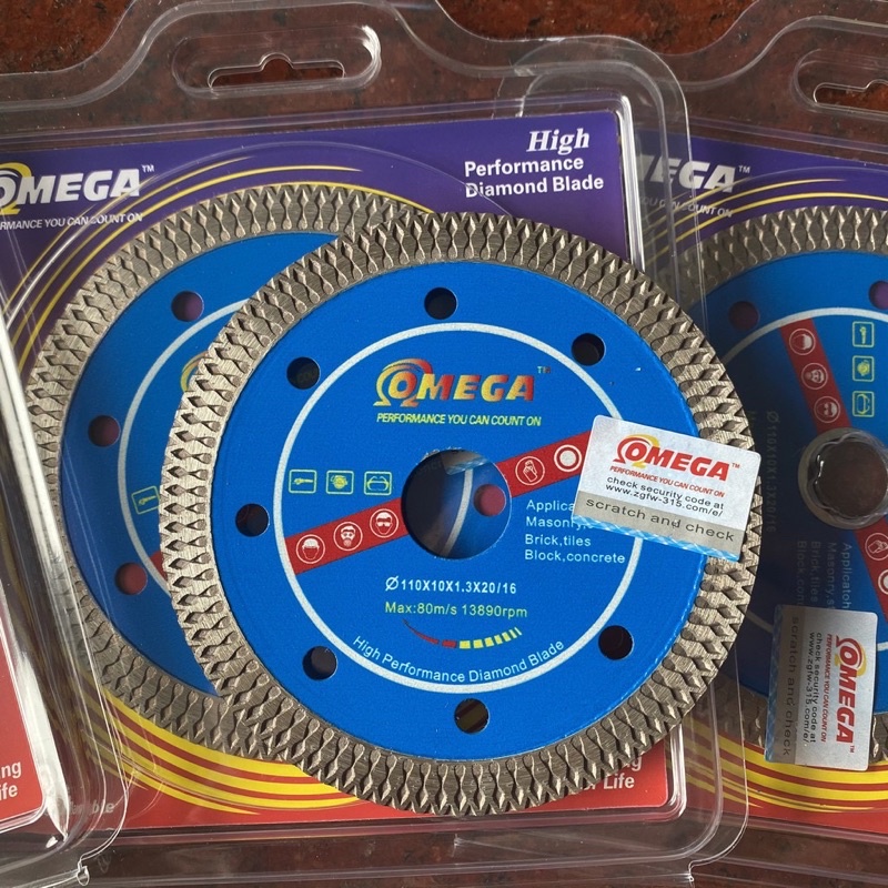 LƯỠI Cắt ĐA NĂNG Lưỡi cắt gạch men, cắt đá, cắt gạch ngói gốm sứ omega Loại 1- phi 110