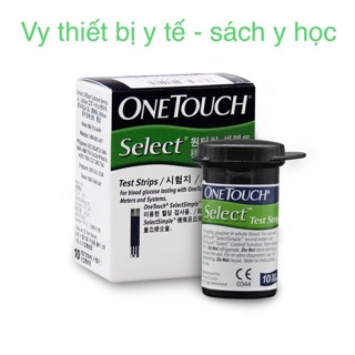 Que thử đường huyết OneTouch Select Simple 10 que - hạn 10/2021