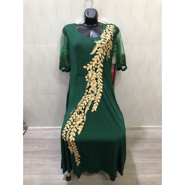 Đầm dạ hội dự tiệc trung niên form lửng mẫu TP100