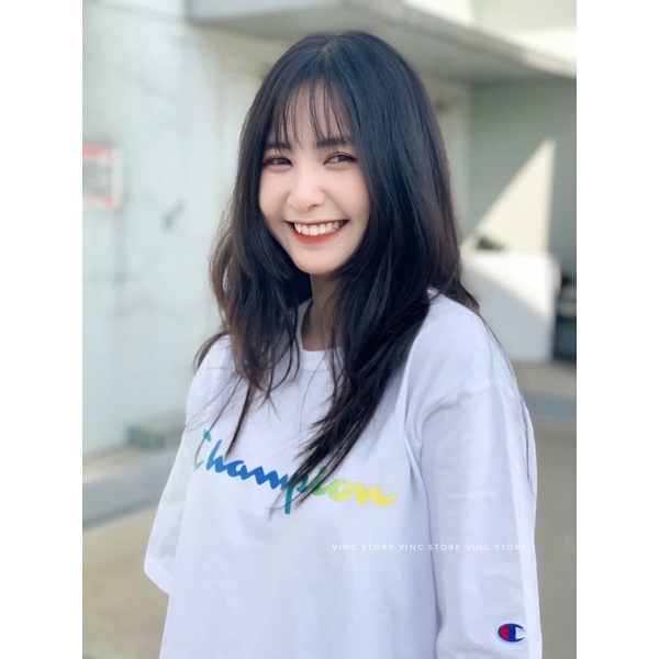 Áo thun Champion Dyed Gradient logo unisex Chính Hãng