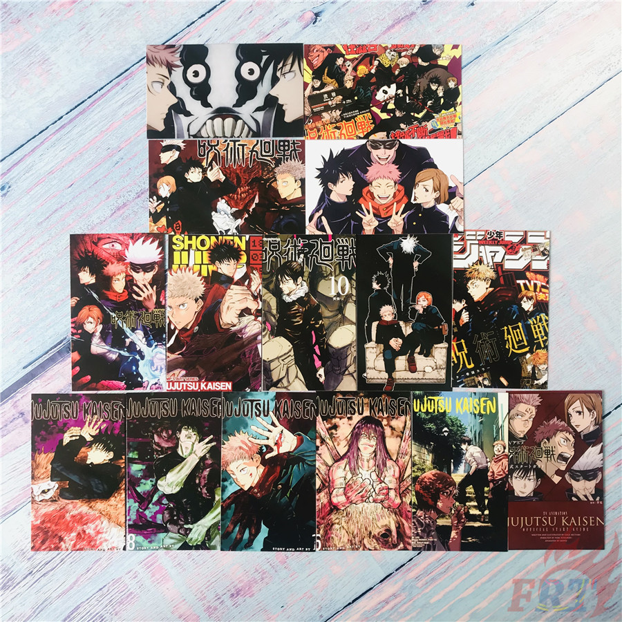 ❤ Bộ Thẻ Hình Jujutsu Kaisen Q-2 Lomo ❤ Bộ 30 Ảnh + Thẻ Hình Nhóm Nhạc Itadori Yuji / Fushiguro Megumi