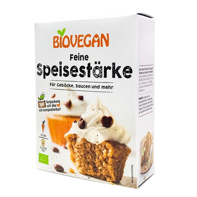 Tinh bột bắp Biovegan 50g cho bé ăn dặm. Date 7/2025 - Sweet Baby House