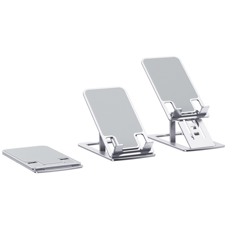 Giá đỡ điện thoại di động bằng hợp kim nhôm phù hợp cho máy tính bảng ipad, laptop có thể gập gọn