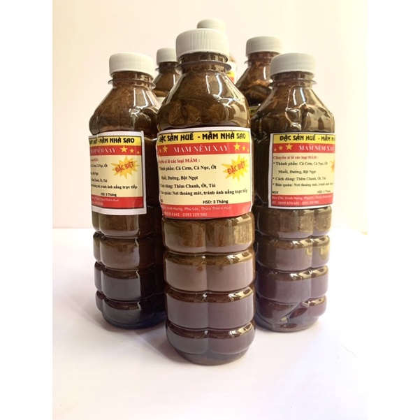 Mắm nêm xay chai 500ml