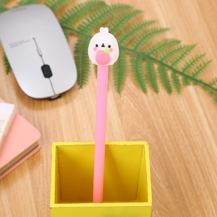 Set 4 Bút Mực Nước Hình Thỏ Hoạt Hình Dễ Thương