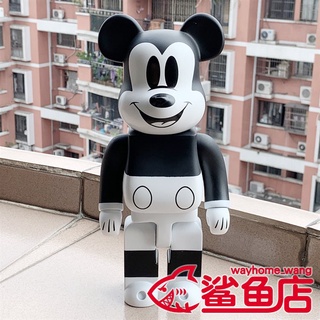 Đồ chơi mô hình búp bê trang trí hình gấu/chuột mickey violent bearbrick trang trí cửa hàng/văn phòng ev46