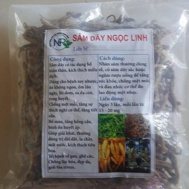 Bao thật 100% 1 kg Sâm Dây Ngọc Linh, bao đổi trả nếu giả