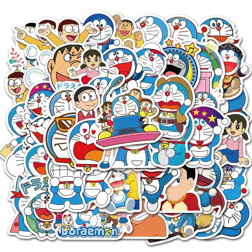 Miếng Dán Trang Trí Hình Doraemon Dễ Thương
