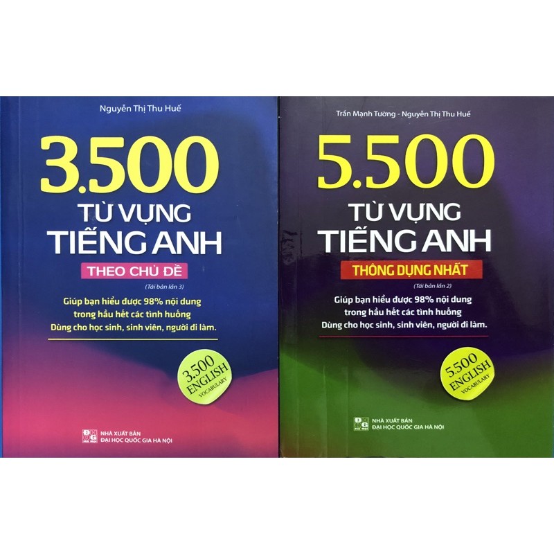 Sách - 5500 từ vựng tiếng anh thông dụng nhất - 3500 từ vựng tiếng anh theo chủ đề ( bản màu)