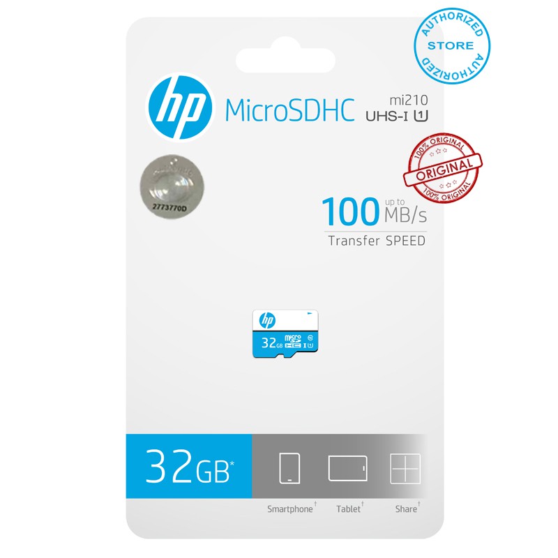 Hp Dây Cáp Microsdhc-32Gb Mi210 / Uhs-I U1 / 100mb / S / 2 | BigBuy360 - bigbuy360.vn
