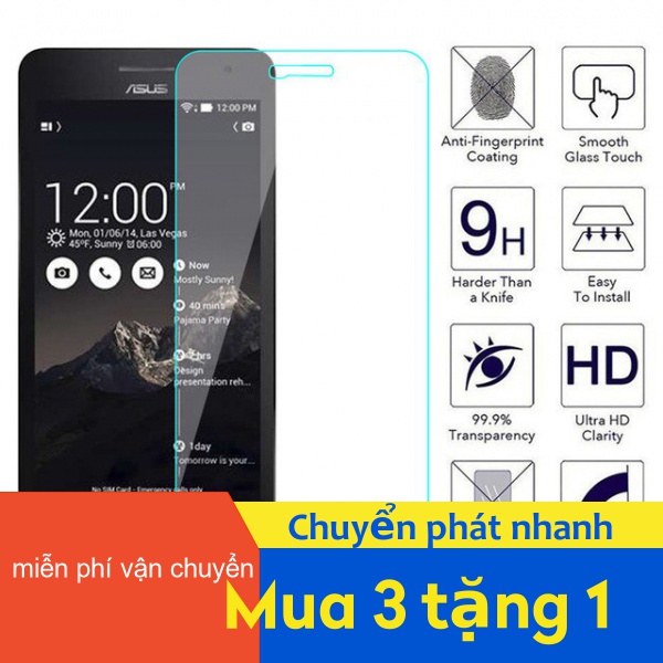 Kính cường lực bảo vệ màn hình điện thoại cho ASUS ZenFone2 5.0/ZE500CL/ZenFone 2E ZE550ML/ZE551ML