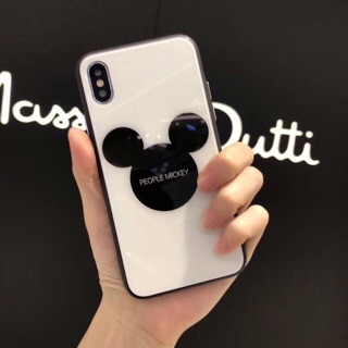 Ốp lưng kính mickey cao cấp