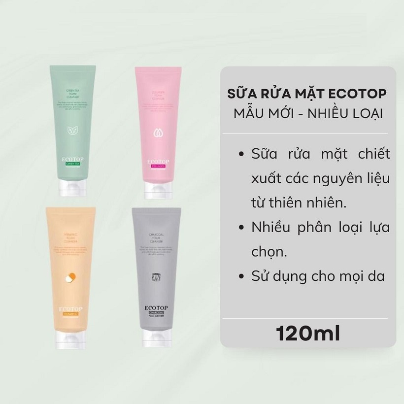 Sữa rửa mặt Ecotop 120ml