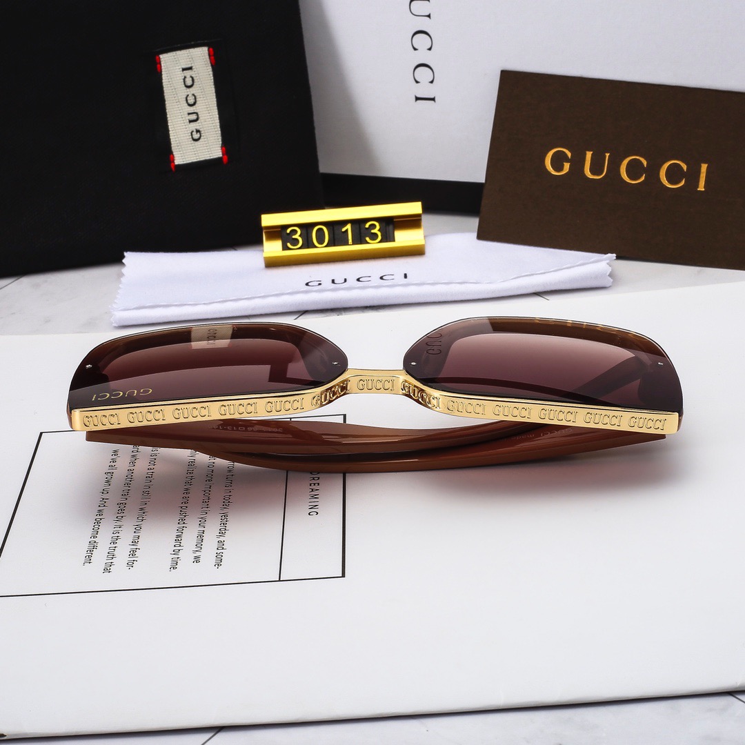 Gucci Kính râm 2021 kính chống tia UV phân cực mới của nam và nữ ...