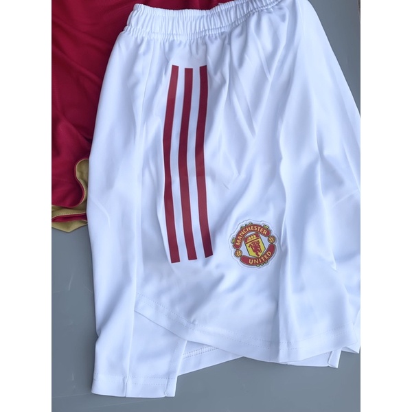 Set bộ quần áo bóng đá phiên bản cận hãng clb MU Manchester United quần xẻ tà 2021 2022