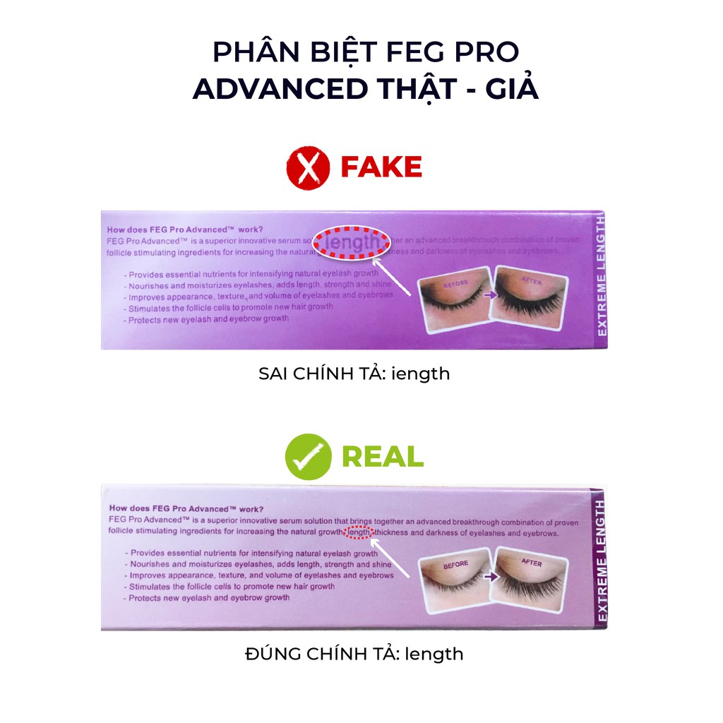 FEG Eyelash Pro Advanced_Dưỡng mi FEG phục hồi mi hư tổn-dưỡng mi ngăn giảm gãy rụng mi-giúp mi chắc khỏe