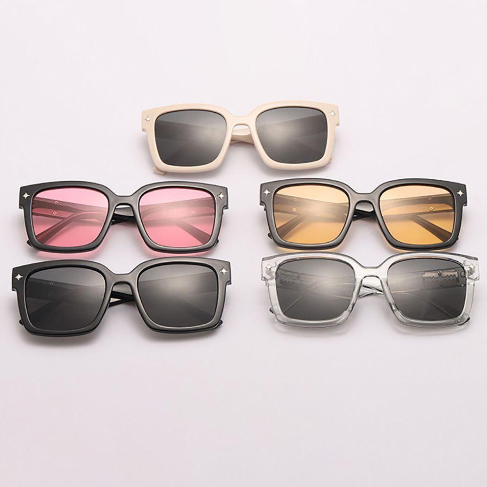 Kính Mát Gọng Vuông Chống Tia UV400 Chống Bức Xạ Cho Nam Nữ