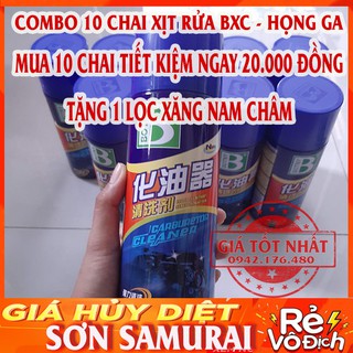 [TIẾT KIỆM 20K + QUÀ] COMBO 10 CHAI XỊT RỬA HỌNG GA - BÌNH XĂNG CON