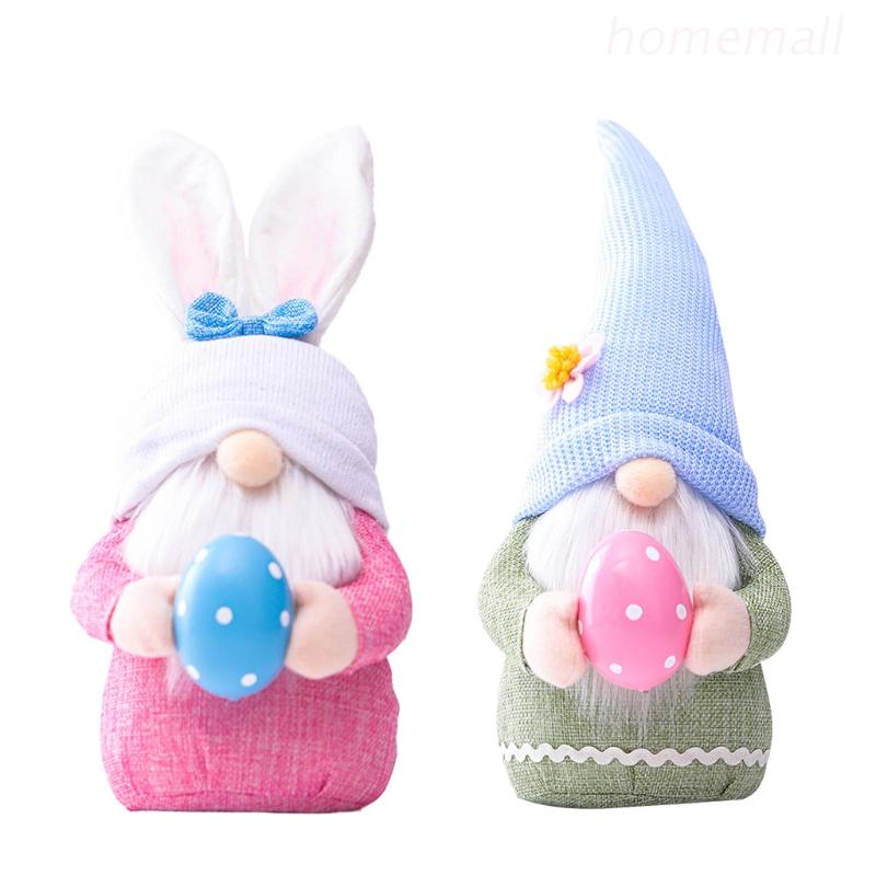 Búp bê nhồi bông hình thỏ dễ thương trang trí nhà cửa
