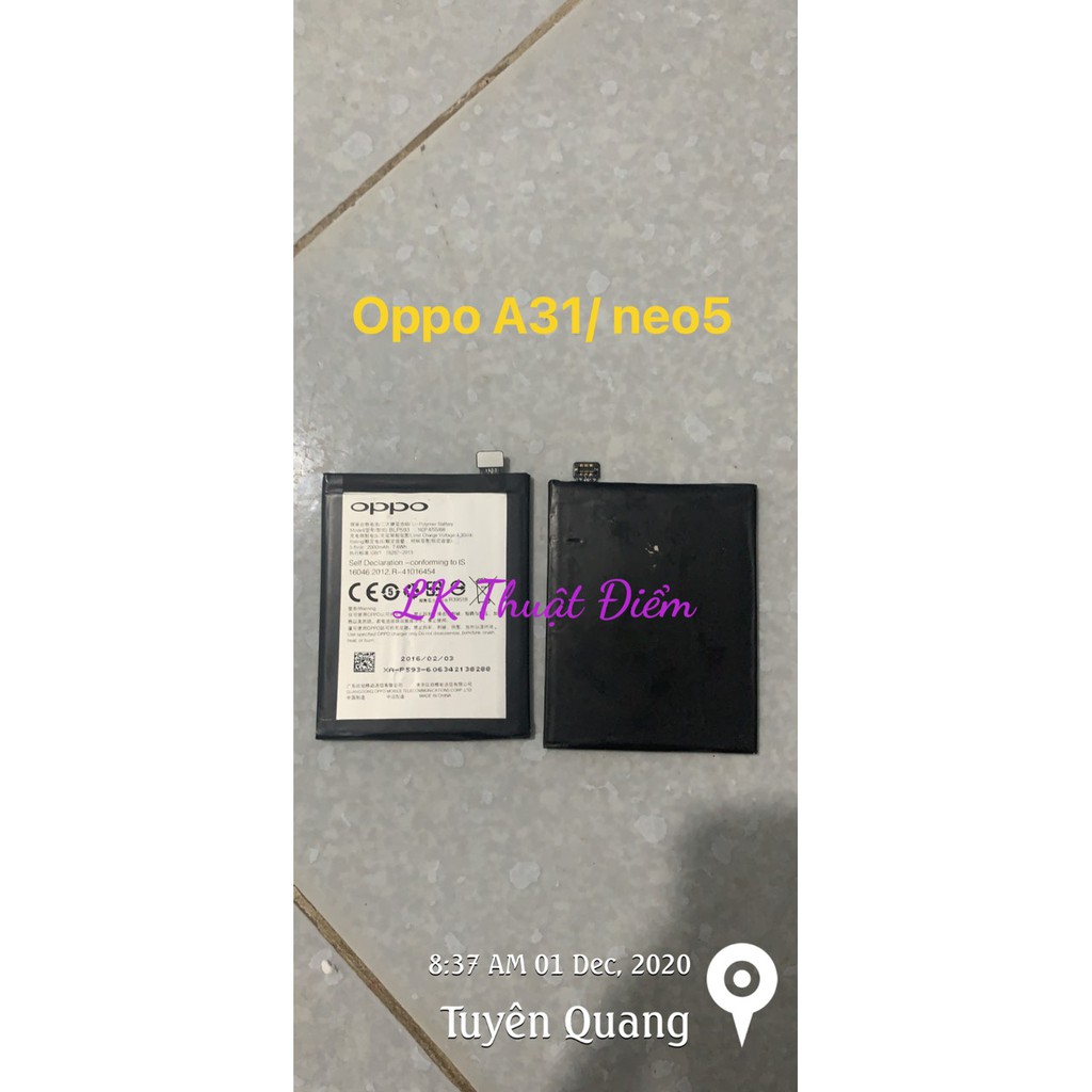 pin oppo R1201 / A31 / neo 5 - pin cũ bóc máy còn dùng tốt