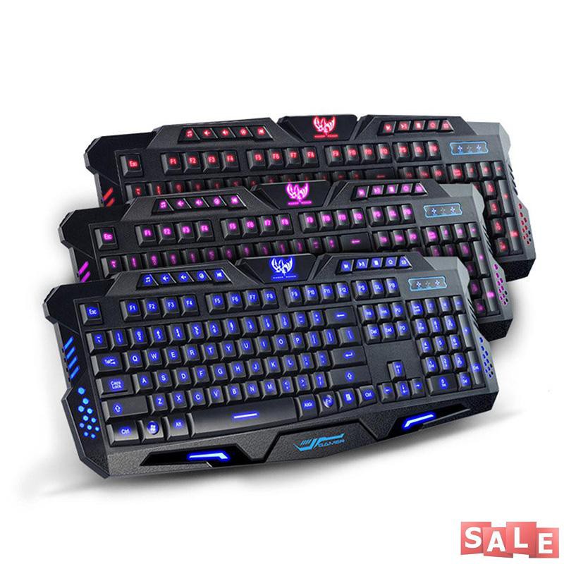 [On Sale] M200 mechanical armor three-color backlit keyboard cl lol wired gaming keyboard luminous keyboard